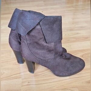 Suede ankle boots